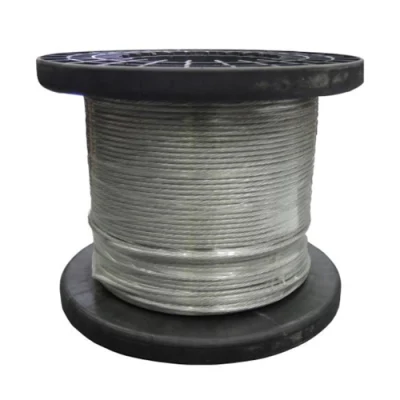 Cable de catenaria recubierto de PVC de 180 m y 3,3 mm empaquetado en carretes