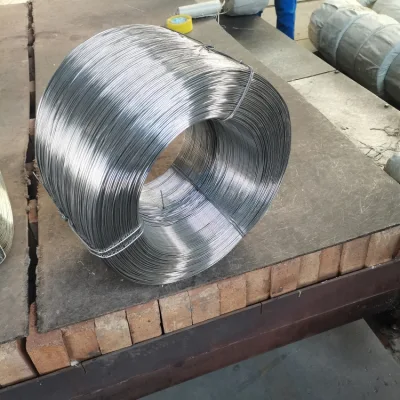 1,8 mm, 2 mm, 3 mm de diámetro, calibre 12, calibre 16, alambre Gi, bobina de alambre de hierro de acero galvanizado en caliente