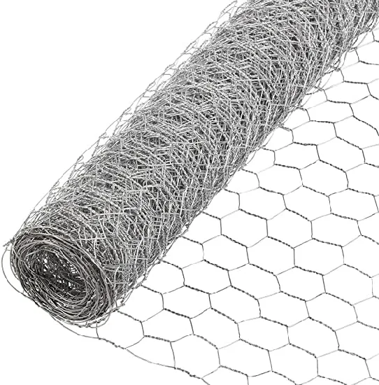 Malla de alambre hexagonal de alambre de pollo galvanizado de PVC superventas