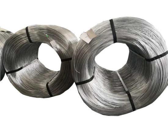 Alambre de hierro galvanizado de calidad suave / galvanizado en caliente, electro galvanizado de 1,2 mm a 5,0 mm