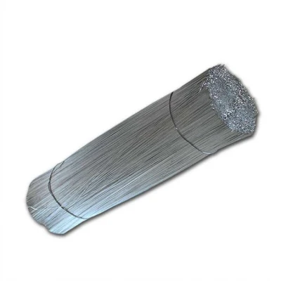 0,55 mm, 0,7 mm, 1,2 mm, 1,6 mm Electro alambre de hierro de corte recto galvanizado